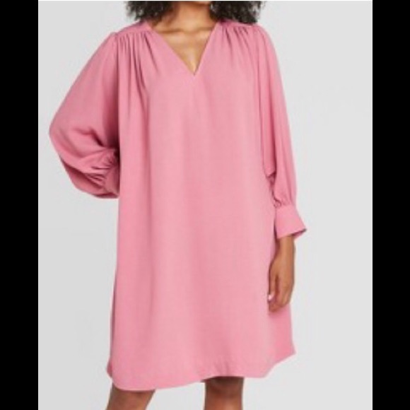 NWT Balloon Long Sleeve Dress - Picture 2 of 2